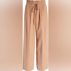 Open Edit Drawstring Wide Leg Pants